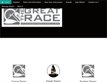 Tablet Screenshot of great-race.com